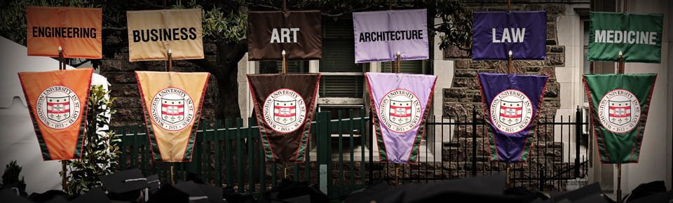 Academic Banners for Engineering, Business, Art, Architecture, Law and Medicine